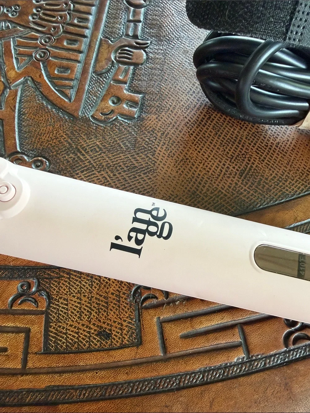 L'ANGE Le Pirouette Blush Rotating Curling Iron — Blush Pink & Rose Gold